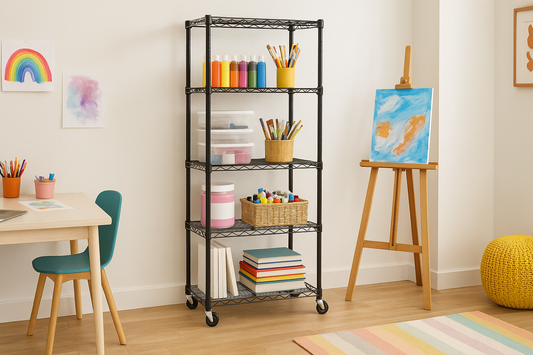 How Utility Basics Heavy-Duty Shelving Creates Stress-Free Spaces in 2025