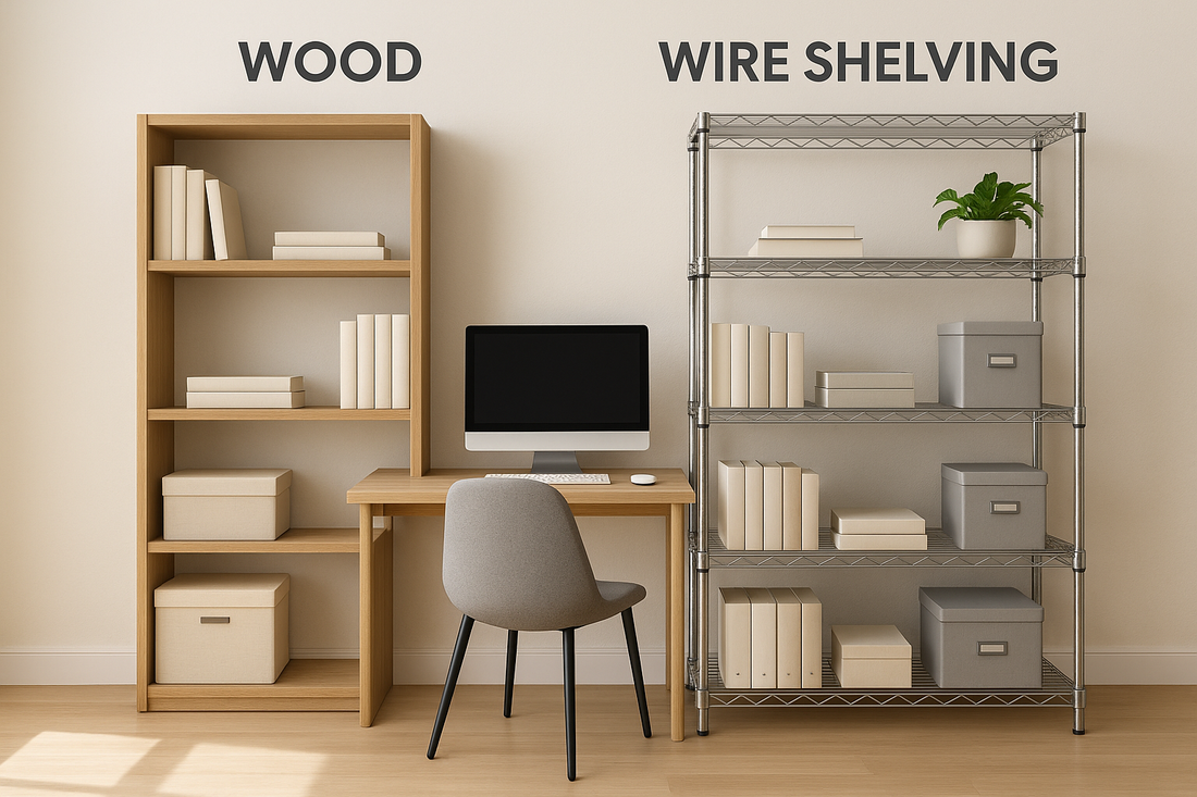 Wire Shelving vs. Wood: A Complete Comparison