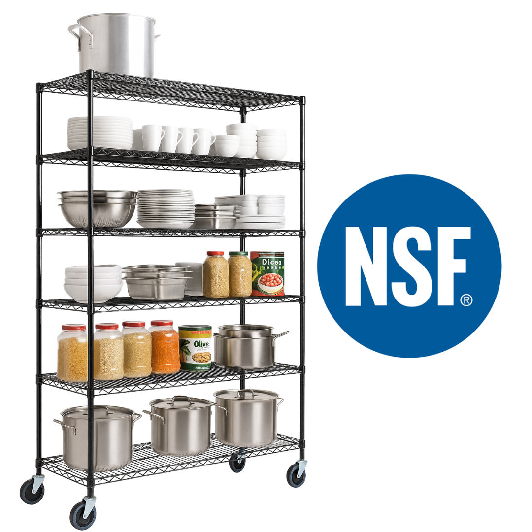 NSF Wire Shelving: Complete Guide for Buyers, Inspectors, and Facility Managers
