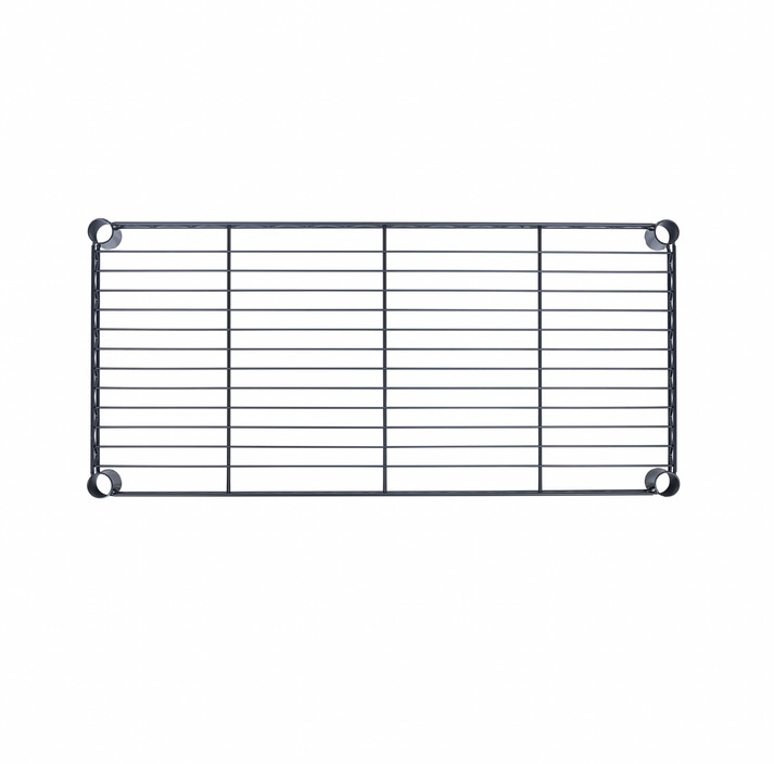 Utility Basics | Black Wire Rack | 5-Tier | 36 x 14 x 60 | Utility Shelving | Saferack | Seville Classics | Wire Rack with Wheels | Shelving shelf | Wire Shelving
