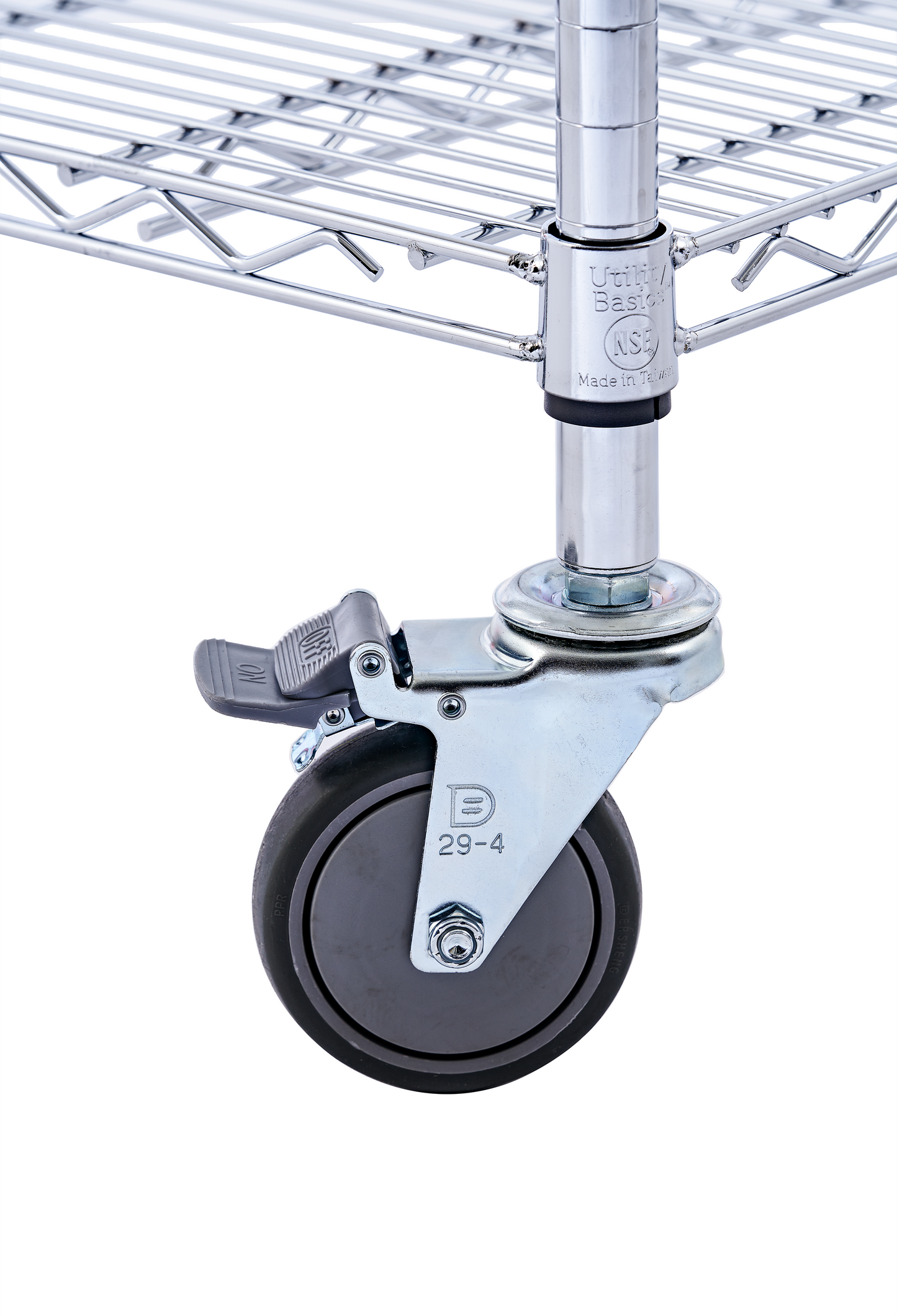 Utility Basics | Chrome Shelving On Wheels | 5-Tier | 60 x 24 x 72 Shelving| NSF | Seville Classics | Saferacks | Shelving Shelves | Utility shelving | Wire Racks with Wheels | Wire Shelving