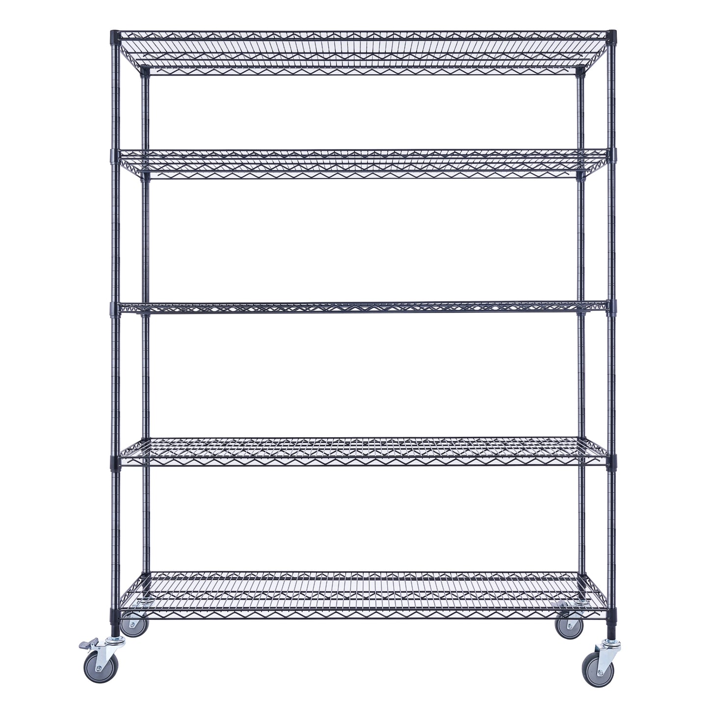 Utility Basics | Chrome Shelving on wheels | 60 x 18 x 72 | Utility shelving | Utility Shelves | Shelves shelf | Saferacks | Seville Classics | Wire Shelving | Wire Racks with Wheels
