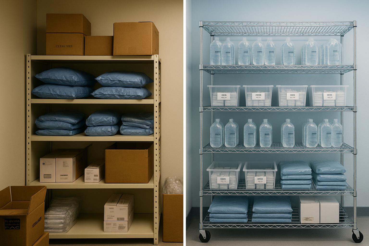 Hospital Garbage Rack Hospital Storage Rack Systems | Utility Basics