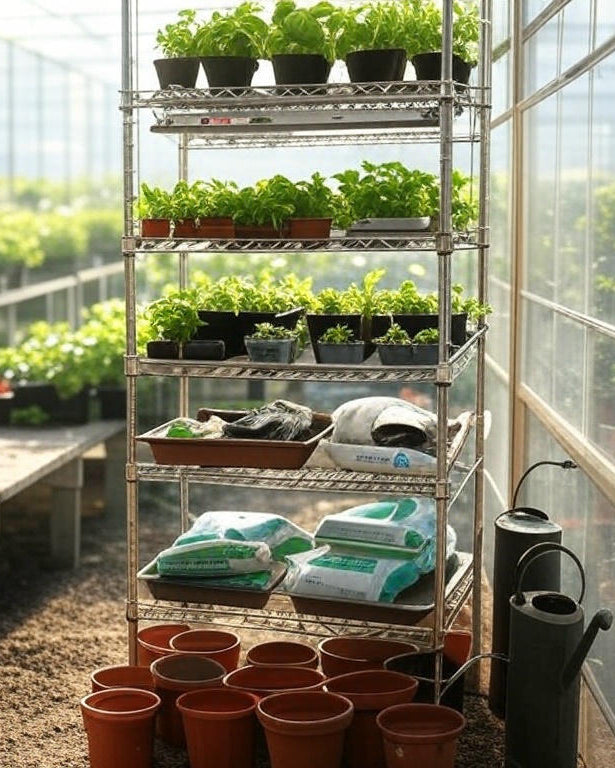 Shelving with Wheels: Transform Your Botanical Space with Mobile Storage
