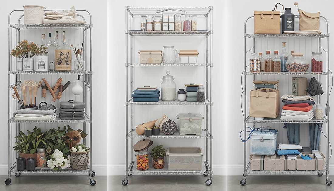 Wire shelving on wheels | Utility Shelving | Wire Rack with Wheels | Shelving Shelves| Utility Shelves