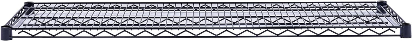 Utility Basics | PREMIUM Wire Shelving Rack | 5-Tier | 48" x 18" x 72" | Black