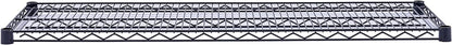 Utility Basics | Black Wire Rack | 5-Tier | 48 x 18 x 72 | Utility shelves | Utility shelving | Utility shelves | Seville Classics | Saferacks | Wire Shelving with Wheels
