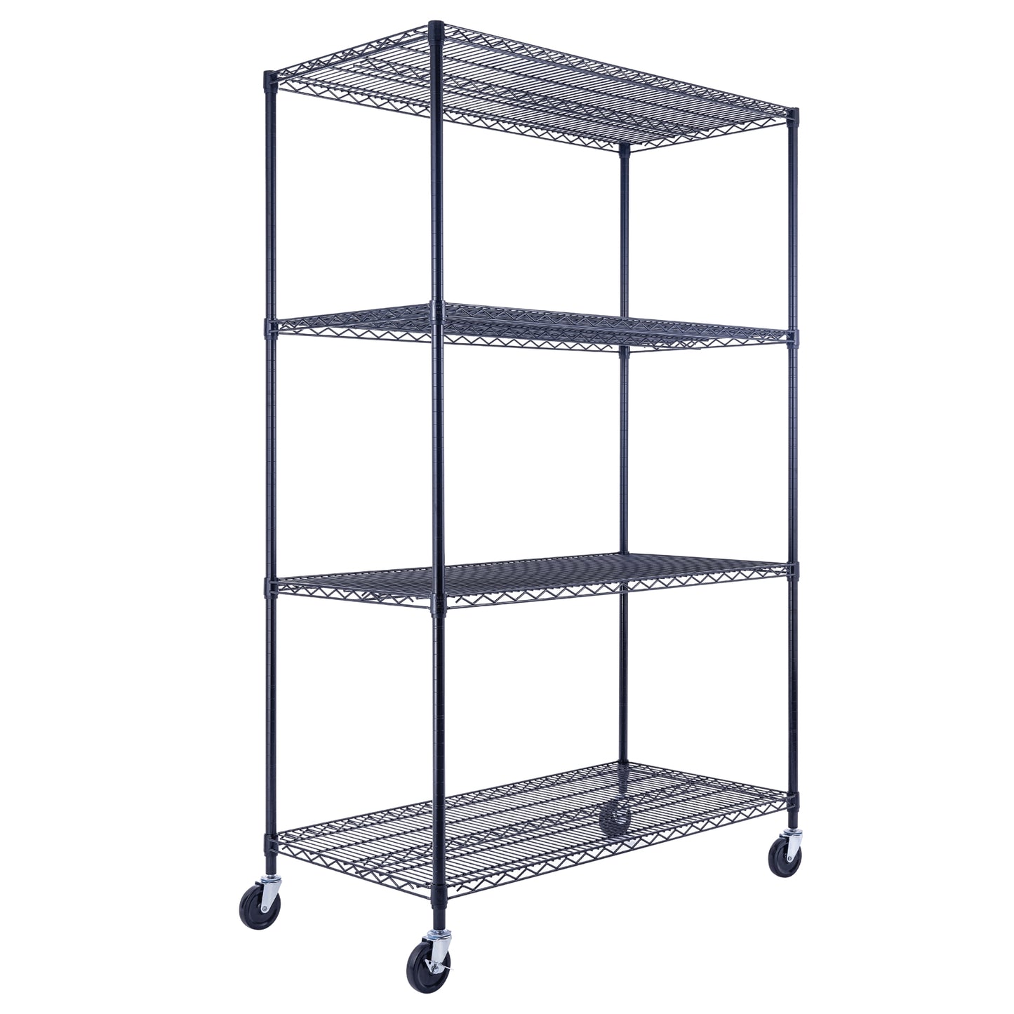 Utility Basics | 48 x 24 x 72  Wire Shelving with wheels | 5-Tier | Saferacks | Seville Classics | Utility shelves | Shelf shelving unit | Shelves Shelf | Shelving Shelf