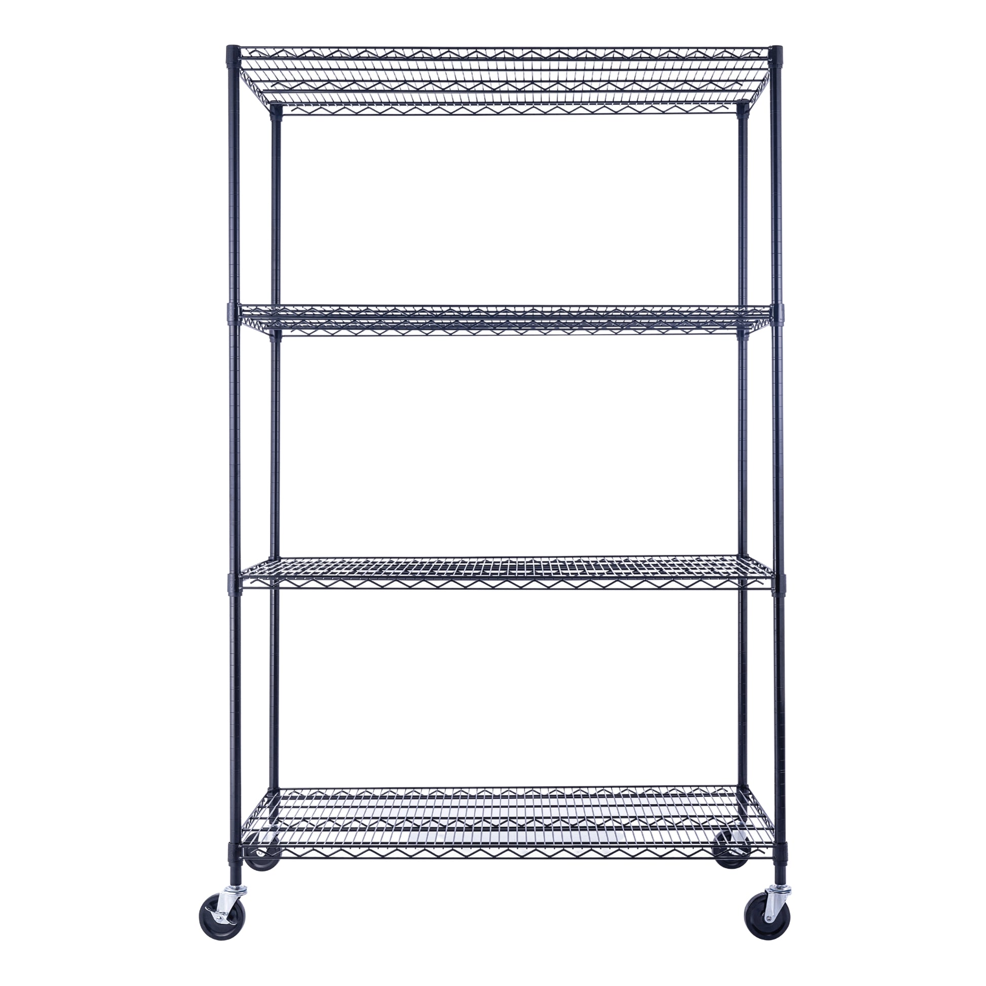 Utility Basics | 48 x 24 x 72  Wire Shelving with wheels | 5-Tier | Saferacks | Seville Classics | Utility shelves | Shelf shelving unit | Shelves Shelf | Shelving Shelf