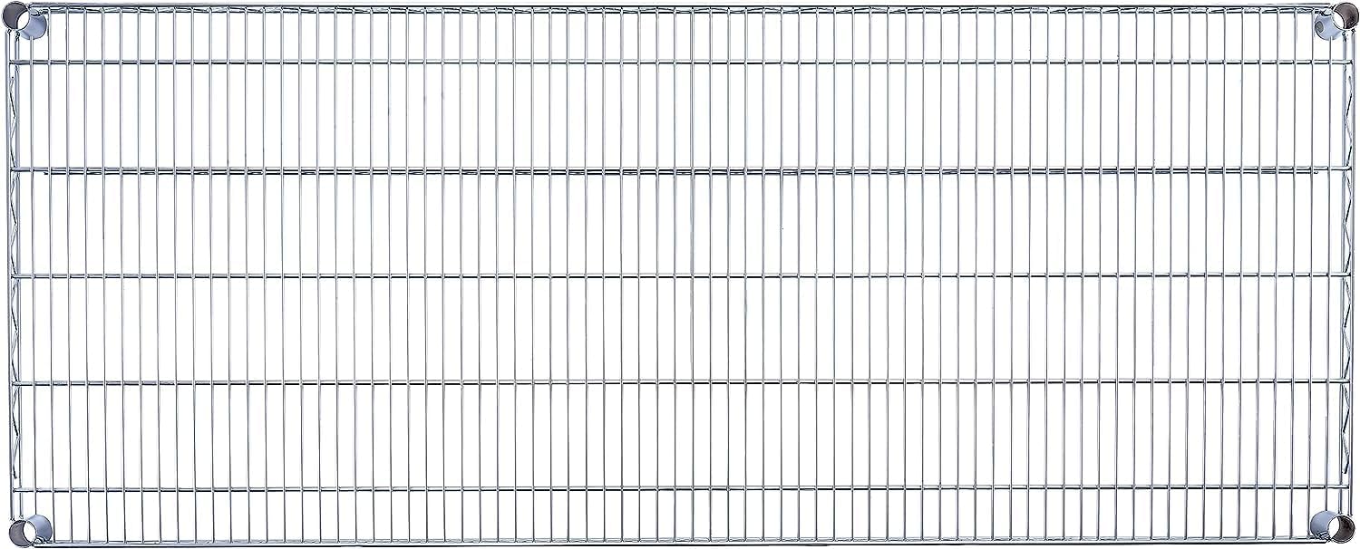 Utility Basics | Chrome Shelving On Wheels | 60 x 24 x 72 Shelving | 4-Tier | NSF | Seville Classics | Saferacks | Utility shelving | Storage shelving on wheels | Wire Shelving with Wheels | Wire Racks with Wheels