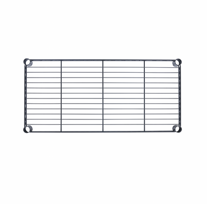 Utility Basics | Black Wire Rack | 5-Tier | 36 x 14 x 60 | Utility Shelving | Saferack | Seville Classics | Wire Rack with Wheels | Shelving shelf | Wire Shelving