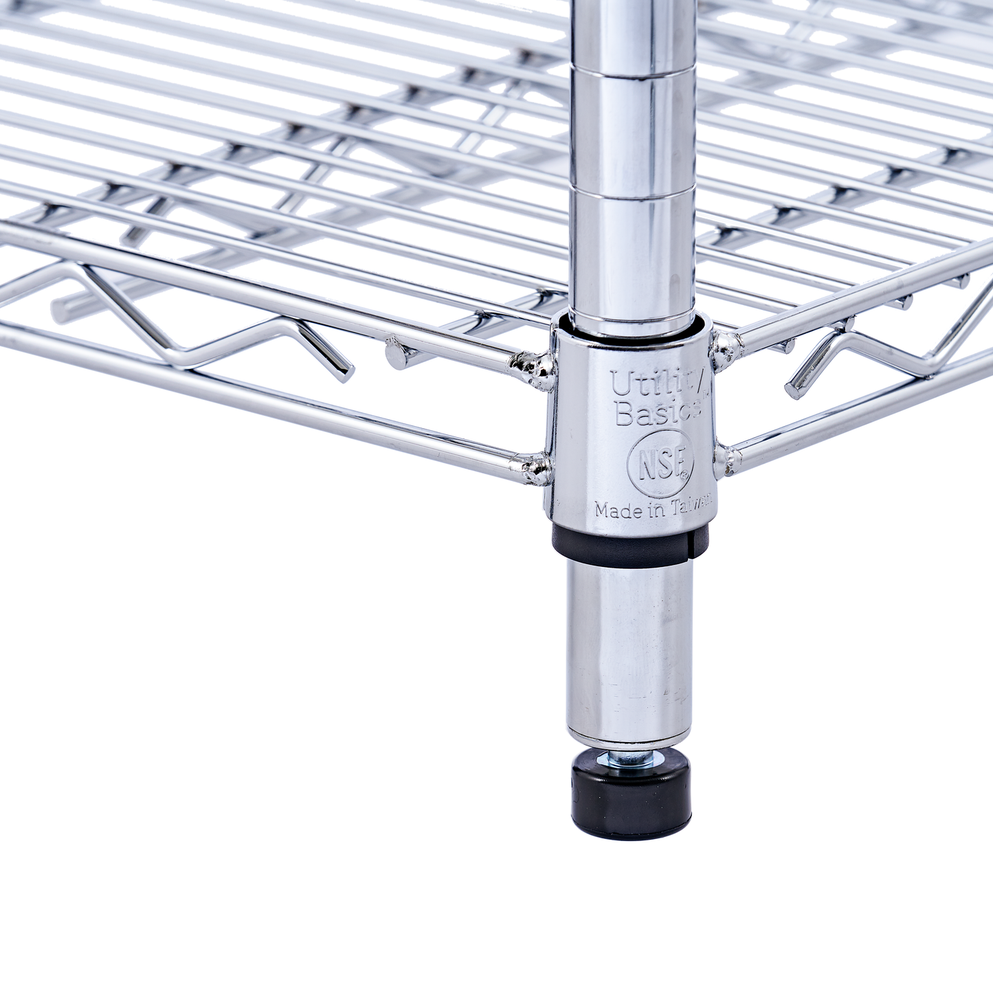 Utility Basics | Chrome Shelving On Wheels | 5-Tier | 60 x 24 x 72 Shelving| NSF | Seville Classics | Saferacks | Shelving Shelves | Utility shelving | Wire Racks with Wheels | Wire Shelving