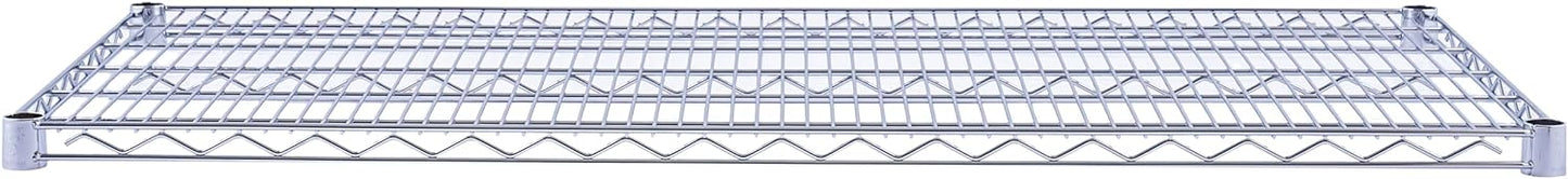 Utility Basics | 48 x 24 x 72 Shelving | Chrome Shelving on wheels | 5-Tier | Saferacks | Seville Classics | Shelving shelf | Utility shelves | Wire Shelving