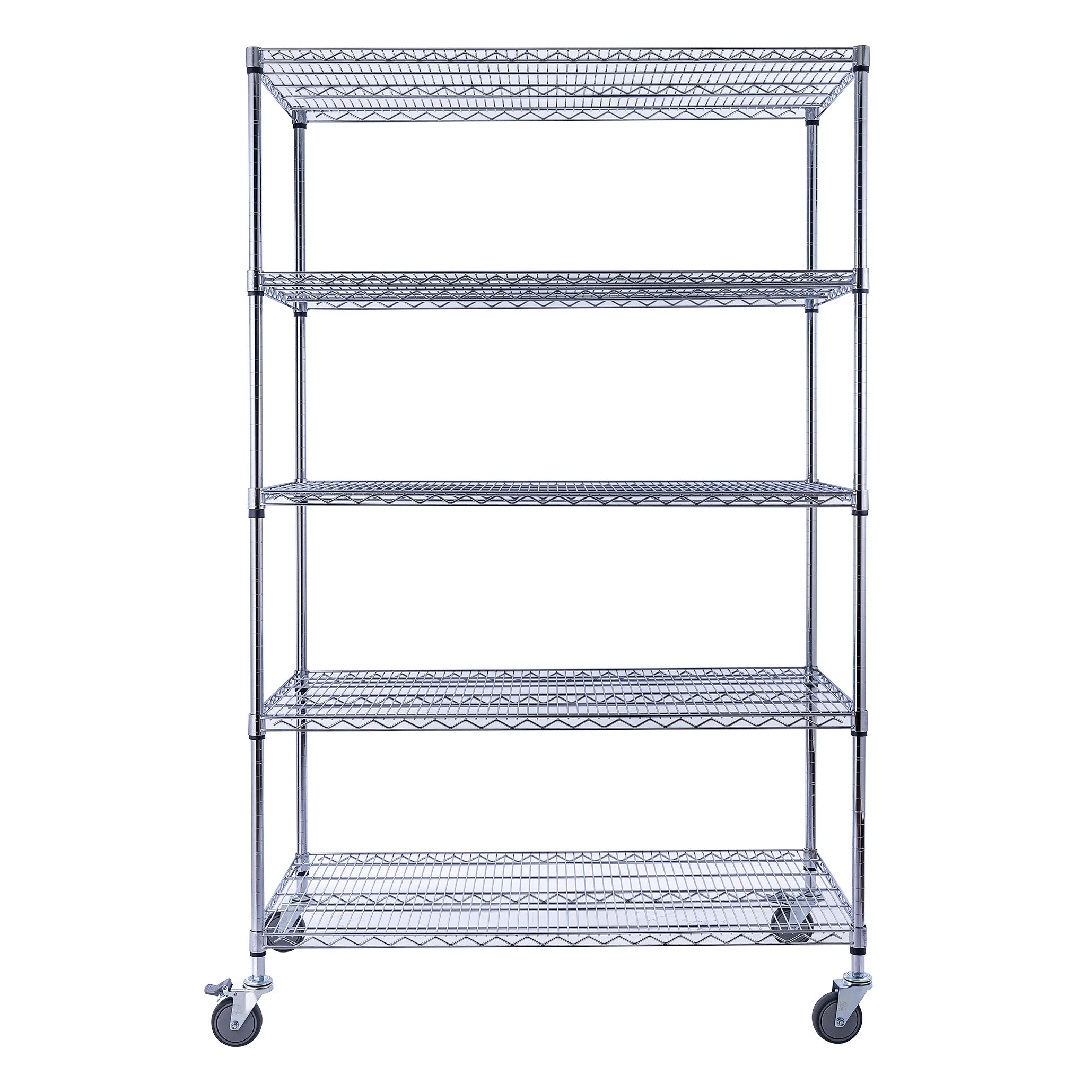UTILITY BASICS Premium Wire Shelving with Wheels